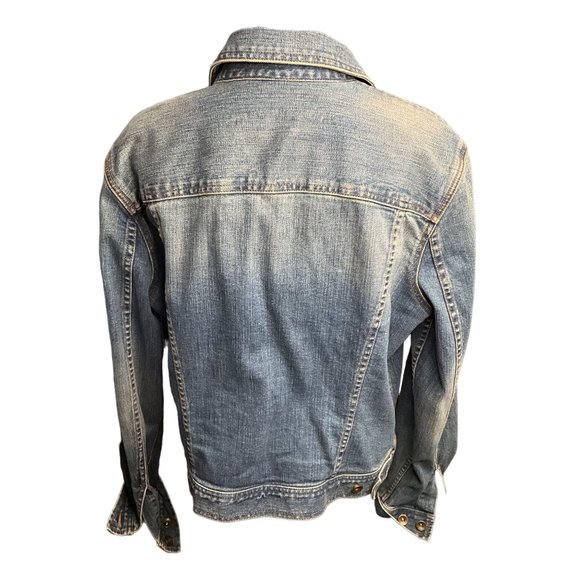 Lauren Jeans Premium Large‎ Denim Women's Jacket Trucker Style - Picture 2 of 4